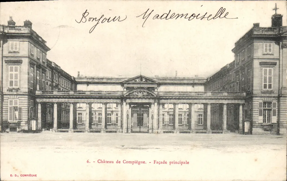 Castelo de Compiègne — Fachada principal — E. D., COMPIÈGNE - Frente