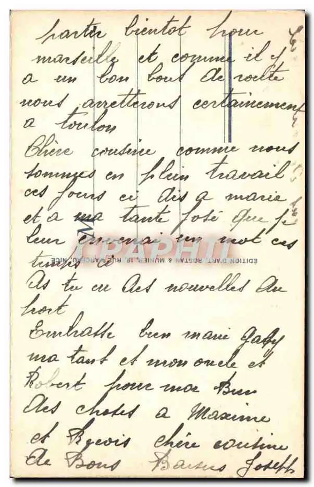 Juan-les-Pins — Vista geral — RM, n°661 - Verso