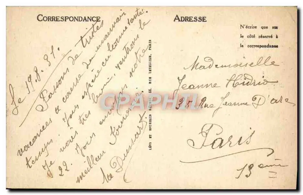 Valenciennes — A Torre da Dodenne — LL - Verso