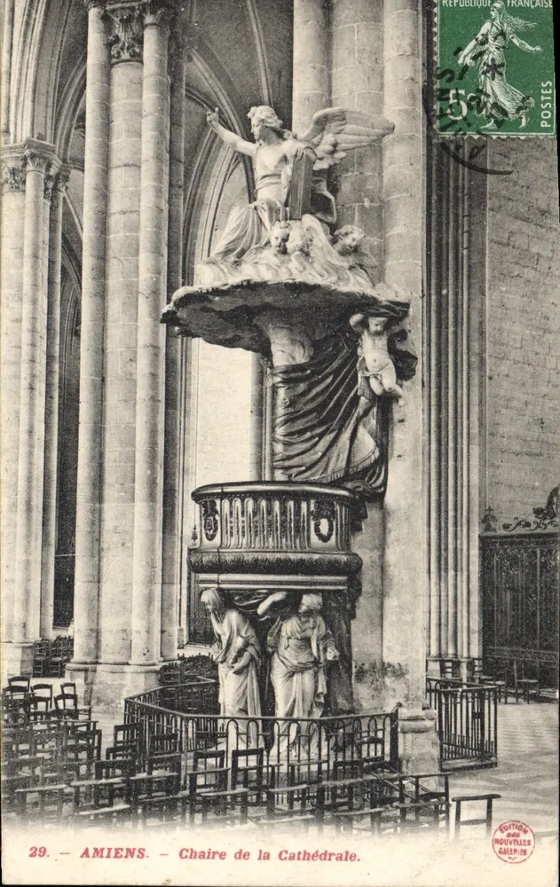 Amiens — Zetel van de Kathedraal — Uitgave van de Nieuwe Galerijen - Voorkant