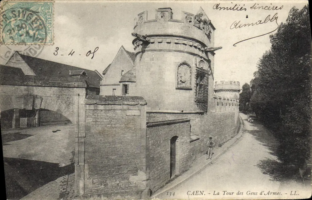 CAEN — Torre dos Homens de Armas — LL. — n°134 - Frente