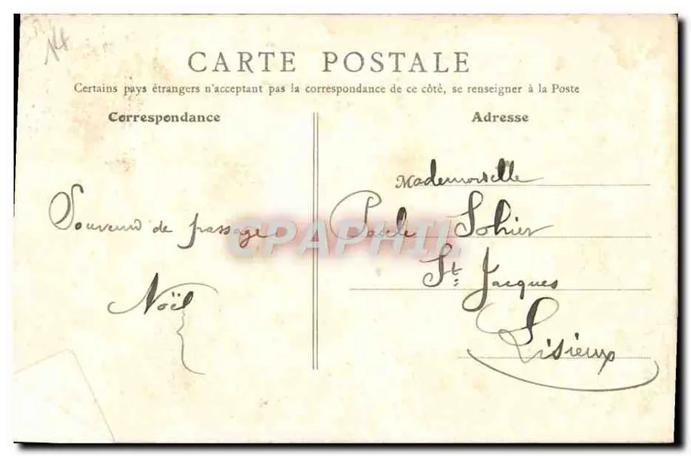 Vire (Calvados) — Panorama pris des Monts Besnard — B. F., PARIS - Verso
