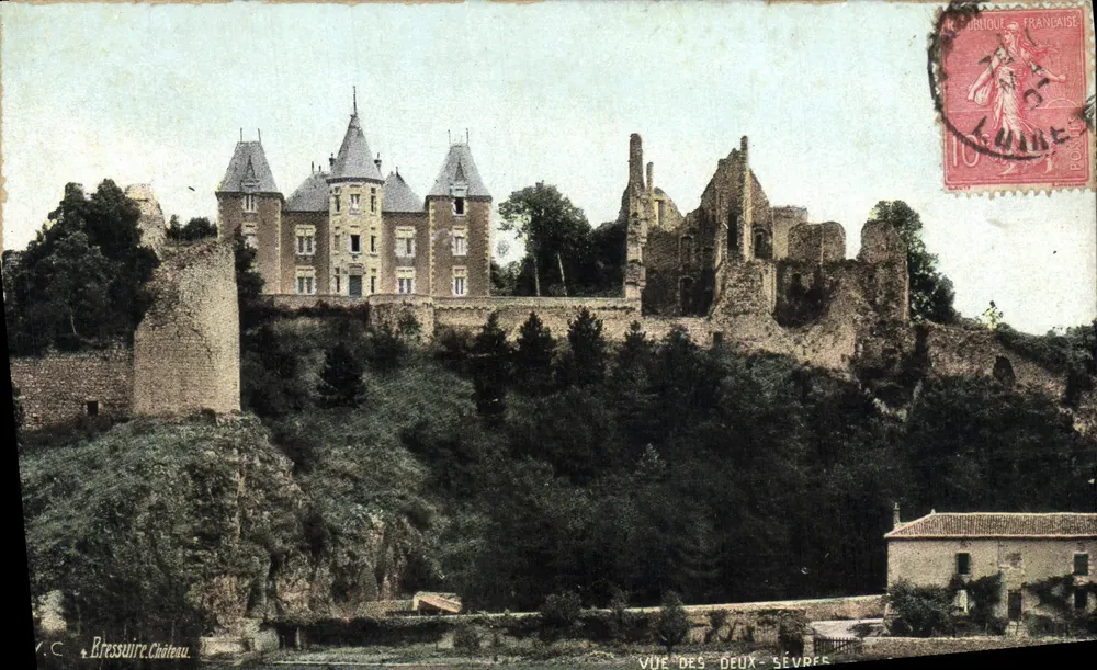 Schloss Bressuire — Ansicht der Deux-Sèvres — Verlag V.C. Bressuire Schloss - Vorderseite