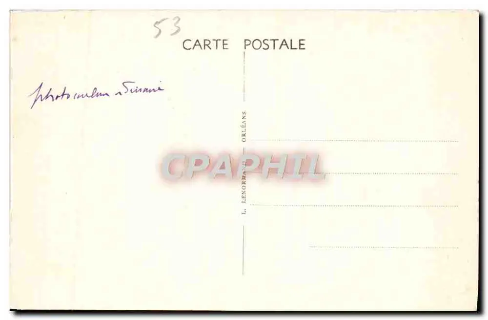 Olivet — Los bordes del Loiret — La Molina - Reverso