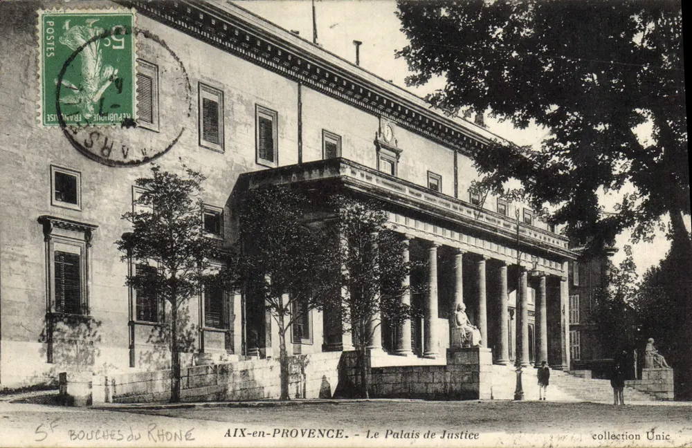 AIX-en-PROVENCE - O Palácio de Justiça — coleção Unic - Frente