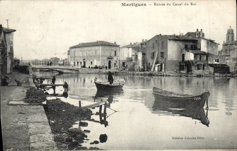 Martigues — Entrada do Canal do Rei — Edição Galeries Olive - Frente