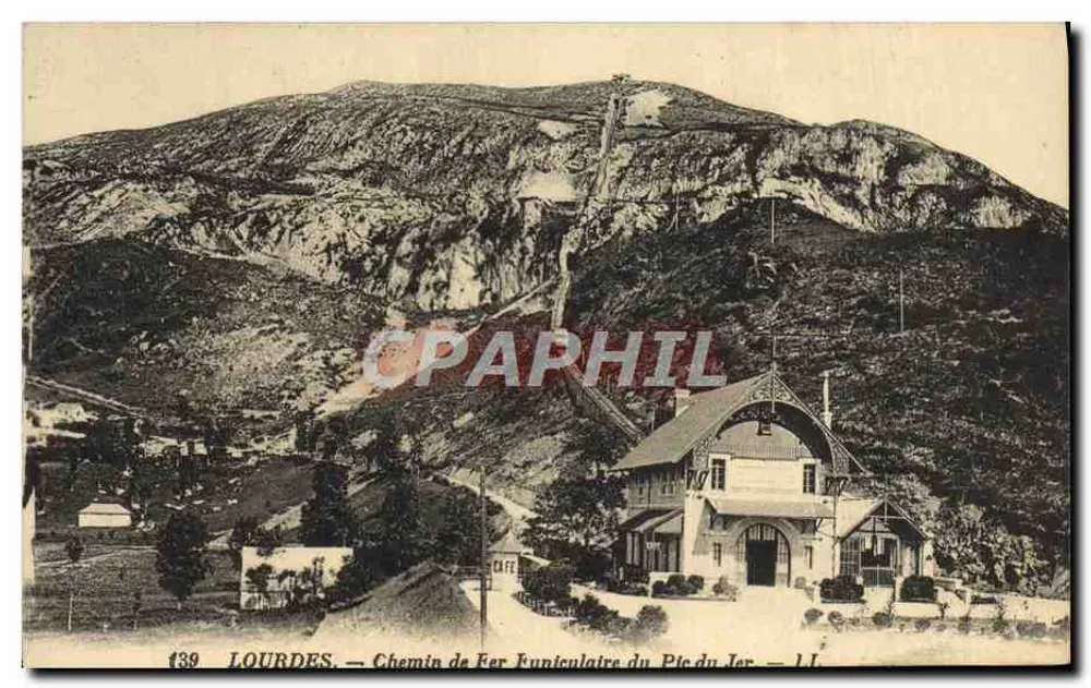 Lourdes — Trem Funicular do Pic du Jer — LL - Frente