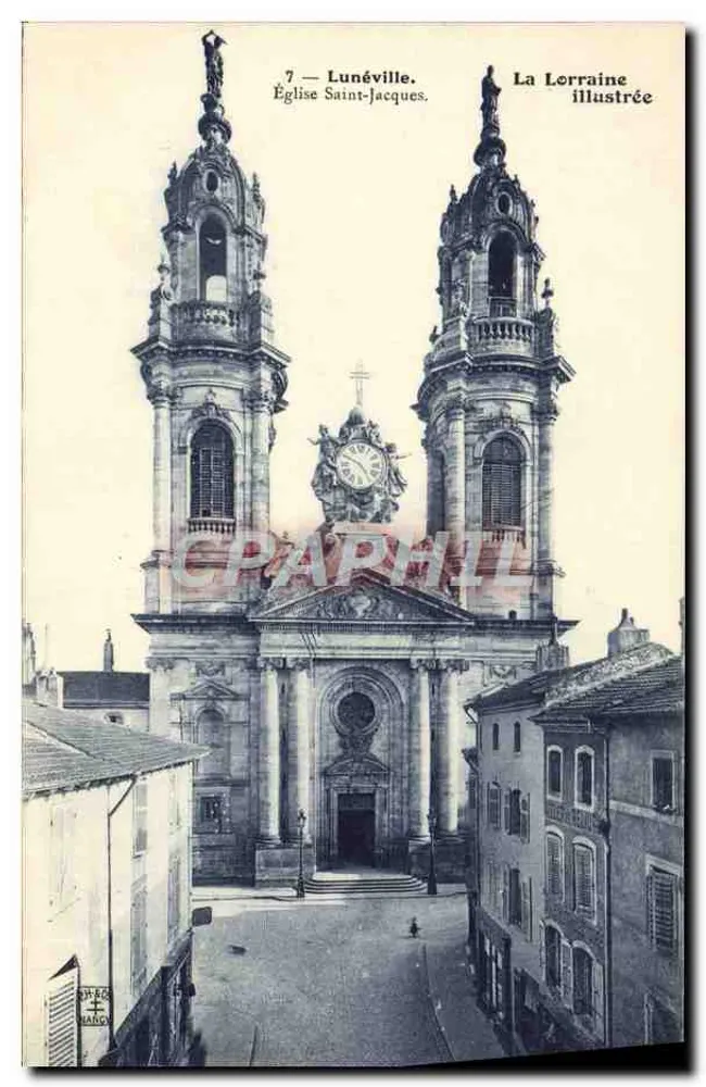 Lunéville — Igreja de São Jacó — La Lorraine illustrée, n°7 - Frente