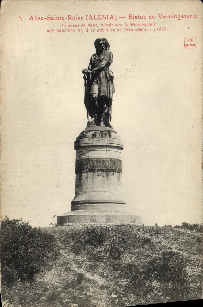 Alise-Sainte-Reine — Estátua de Vercingétorix — J.C. AUTUN - Frente