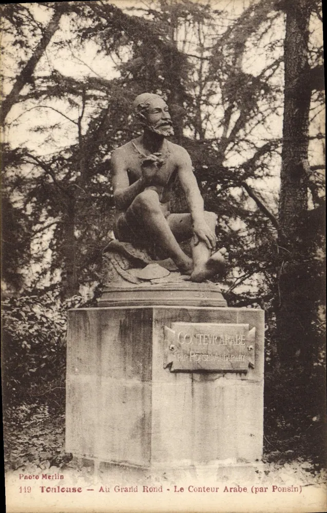 Toulouse — Au Grand Rond — Der Arabische Erzähler (von Ponsin) - Vorderseite
