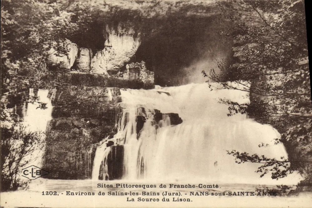 Die Quelle des Lison — Pittoreske Orte der Franche-Comté — C.L.B. 1202 - Vorderseite