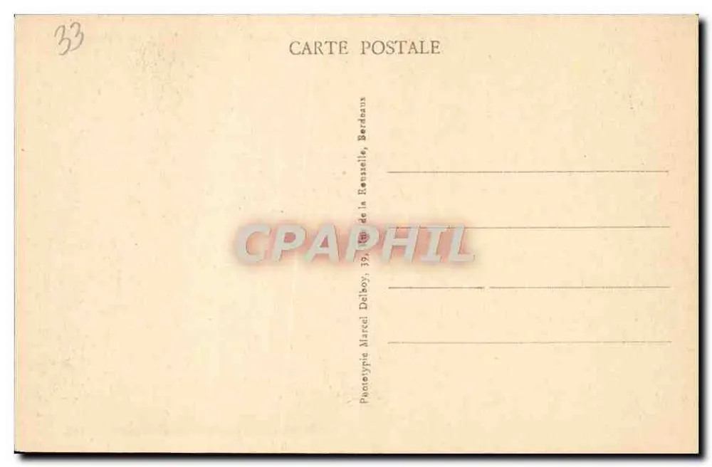 Bordeaux - Catedral de São André (lado Norte) - M. D. - Verso