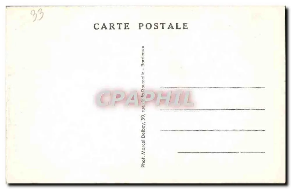 PONT-de-la-MAYE (Gironde) — Château Haut-Madère, Neues Pavillon — M. D. - Rückseite