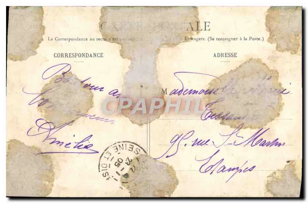Junge Frau zur Heirat — Gebote der zur Heirat bereiten jungen Frau — Paris, P. Berbert & Cie, Nr. 100 - Rückseite