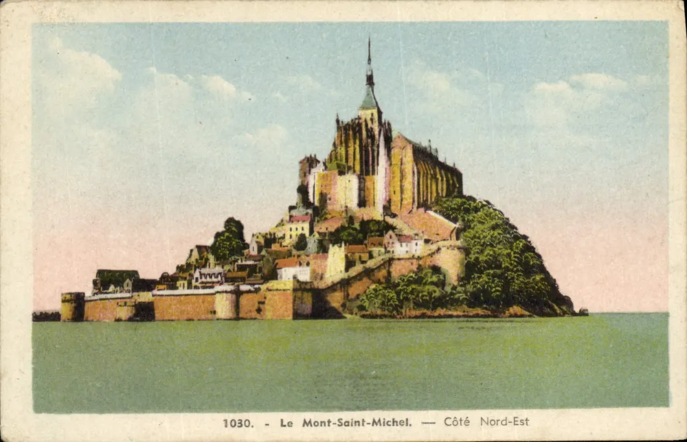 Mont-Saint-Michel — Nordöstliche Seite — Edition Mény - Retines, Nr. 1030 - Vorderseite