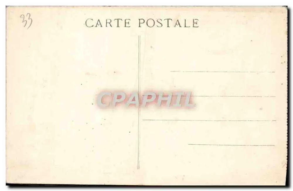 Bordeaux — Fontaine des Girondins — A.H. 8 - Rückseite