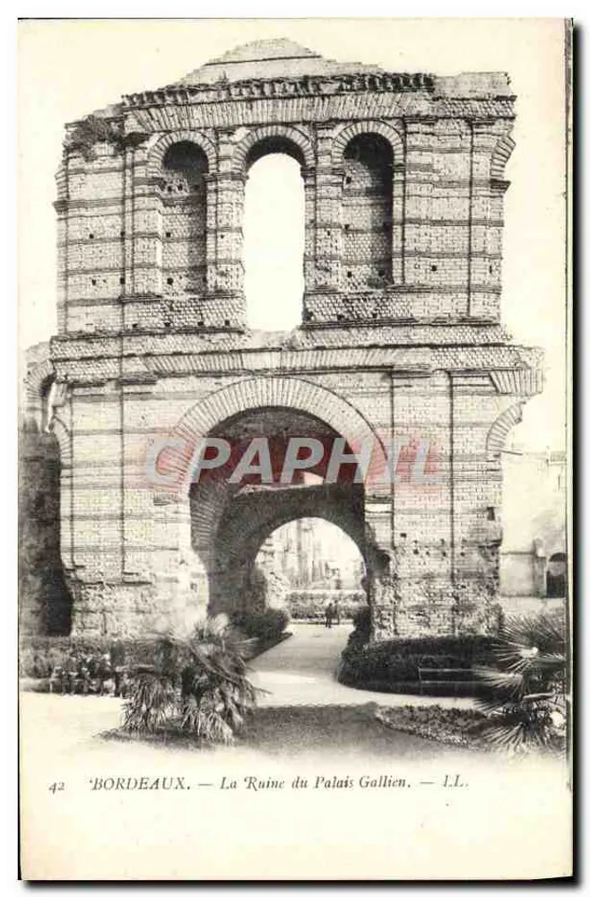 Bordeaux — Die Ruine des Palais Gallien — I.L. - Vorderseite