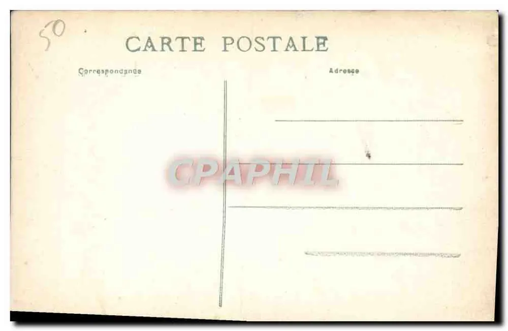 Cherbourg - Place Napoléon — vista da promenade e do monumento — Édition L. Editti, Nouveautés et Confections, Cherbourg - Verso