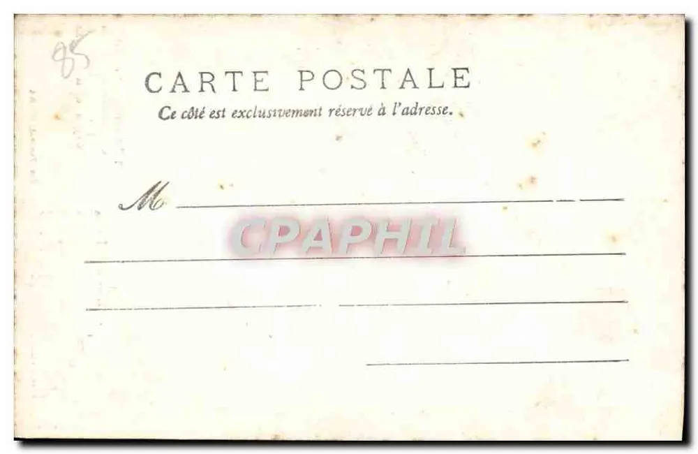 Krypta der Kapelle — Château de Gilles de Rais (genannt Château Bleu) — Tiffauges (Vendée) — Edition Fautrat, Cholet - Rückseite