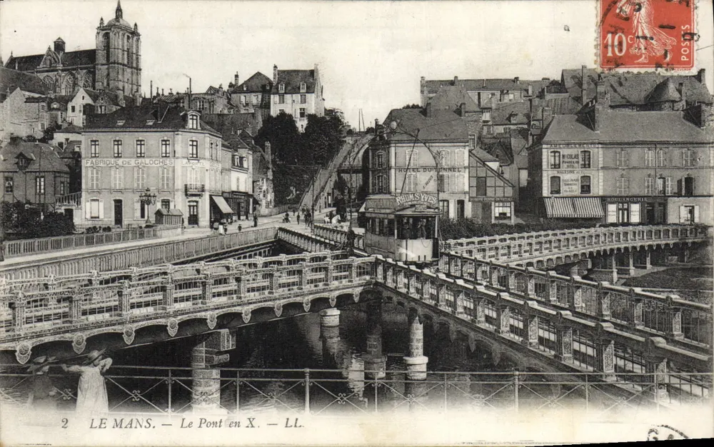 Le Mans — O Ponte em X — LL. — Editor LL. - Frente