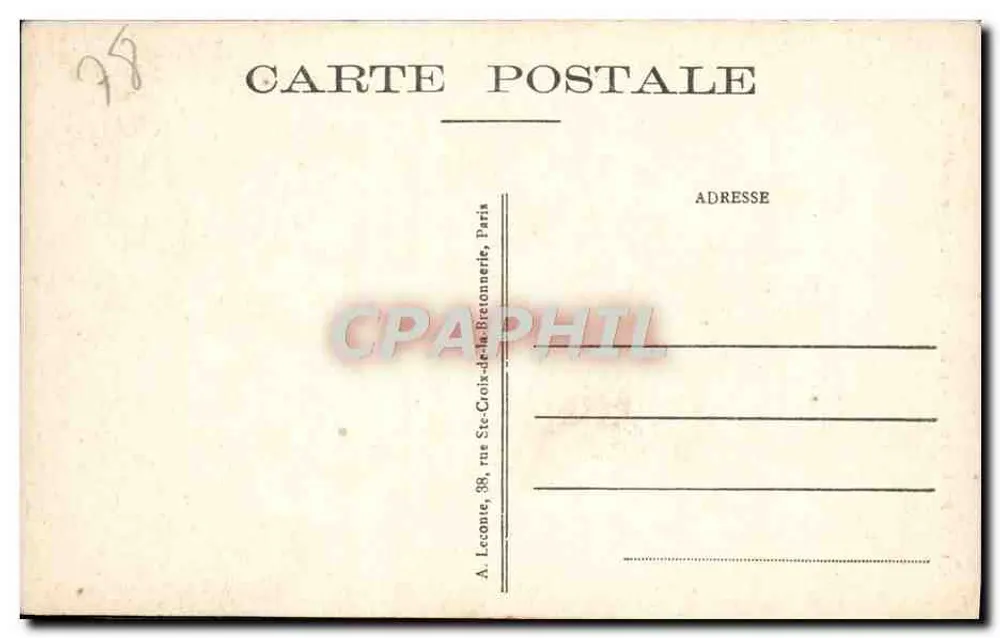Versailles – A Igreja de Santa Joana d'Arc – A.L. n°171 - Verso