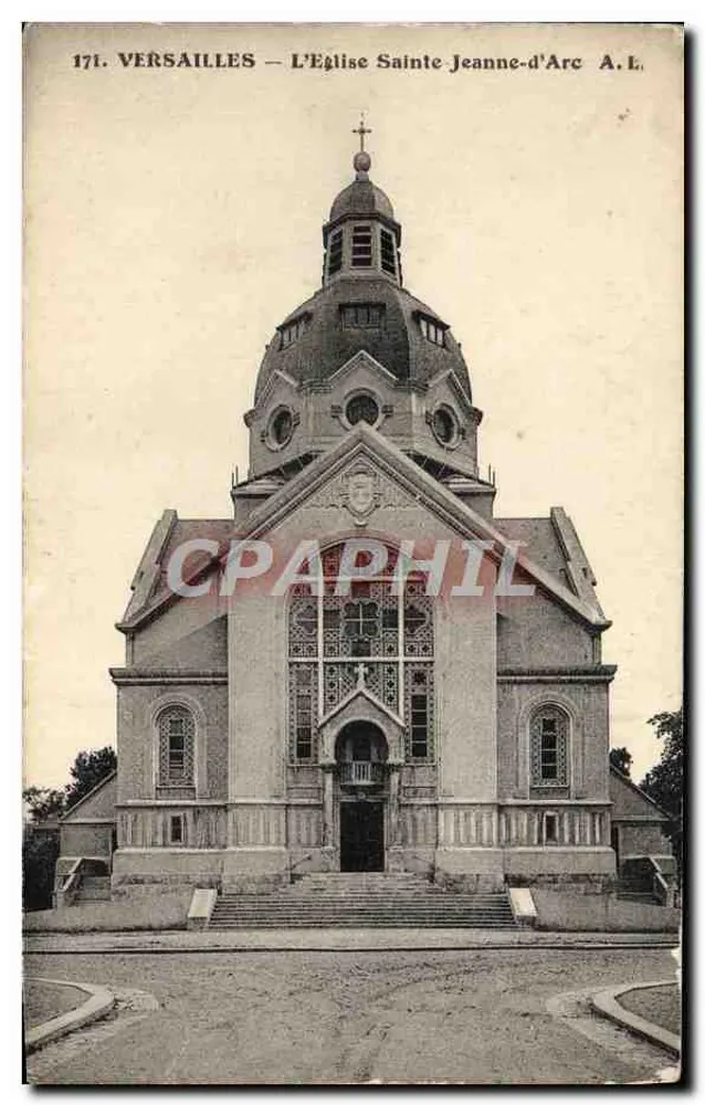 Versailles — A Igreja de Santa Joana d'Arc — A.L. n°171 - Frente
