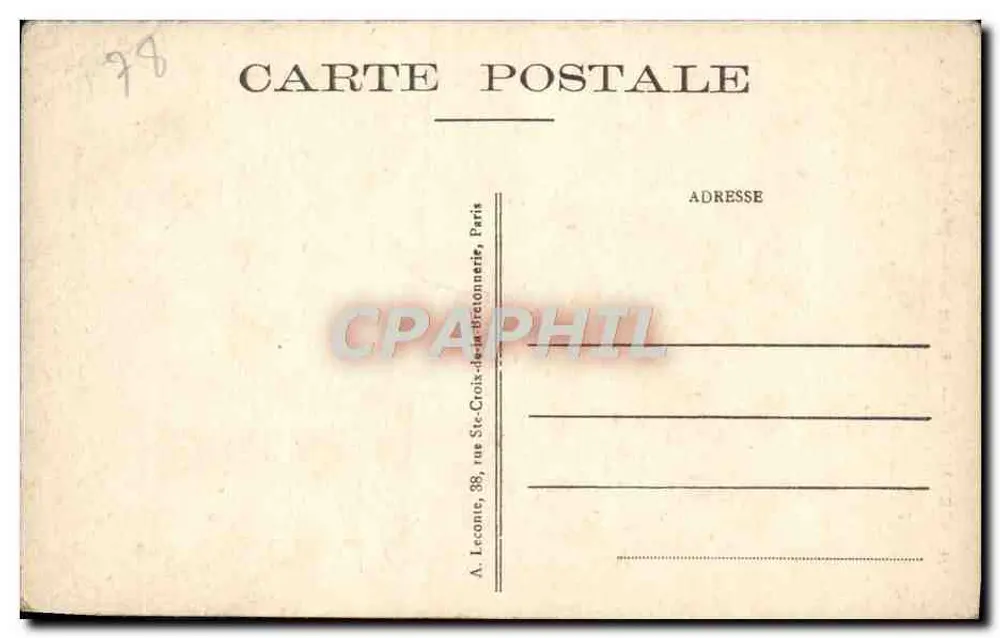 Versailles — A Igreja de Santa Joana d'Arc — A.L. n°171 - Verso
