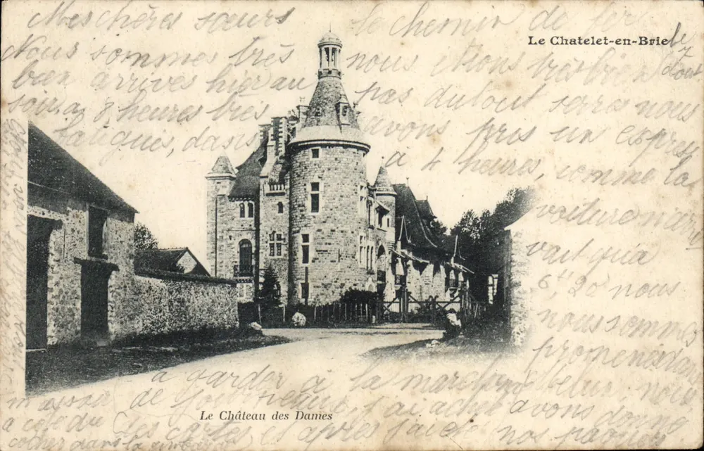 O Castelo das Damas — Le Châtelet-en-Brie — editor desconhecido - Frente