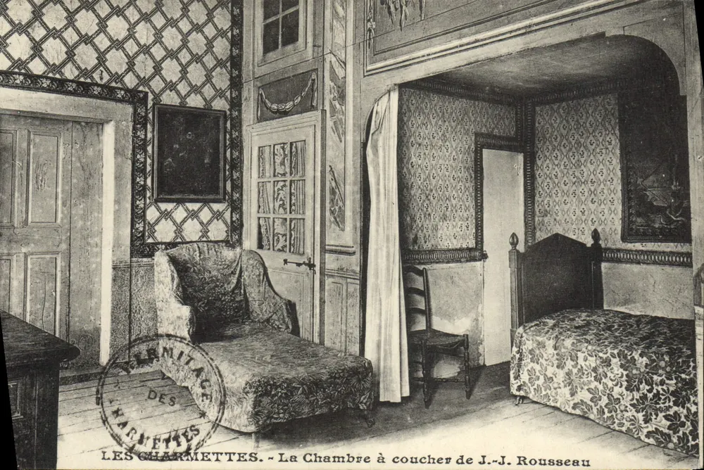 Die Charmettes - Das Schlafzimmer von J.-J. Rousseau - Vorderseite