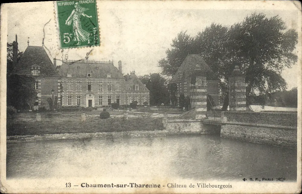 Chaumont-sur-Tharonne — Schloss Villebourgeois — B. F., Paris - Vorderseite
