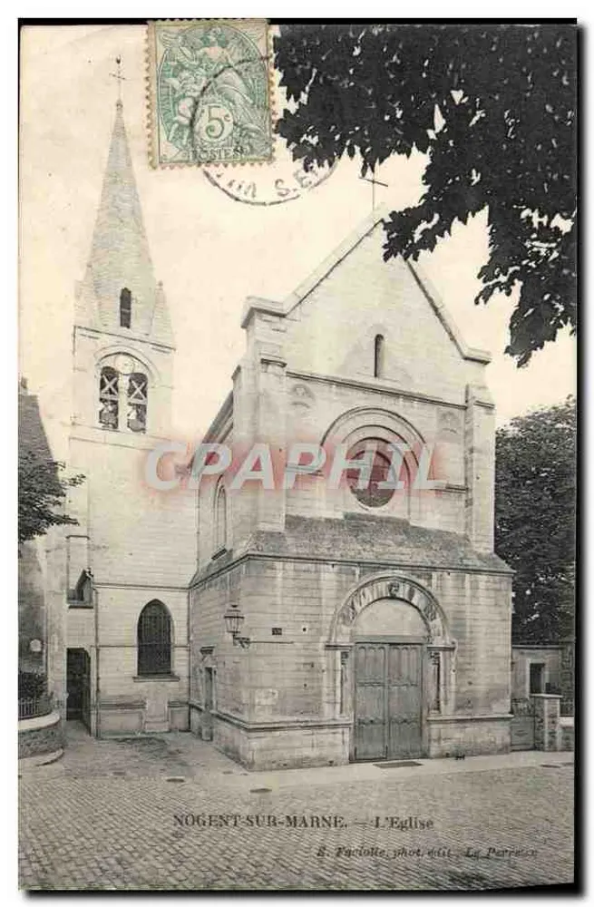Nogent-sur-Marne — A Igreja — B. Eguiollet, fot. dit Le Perron - Frente