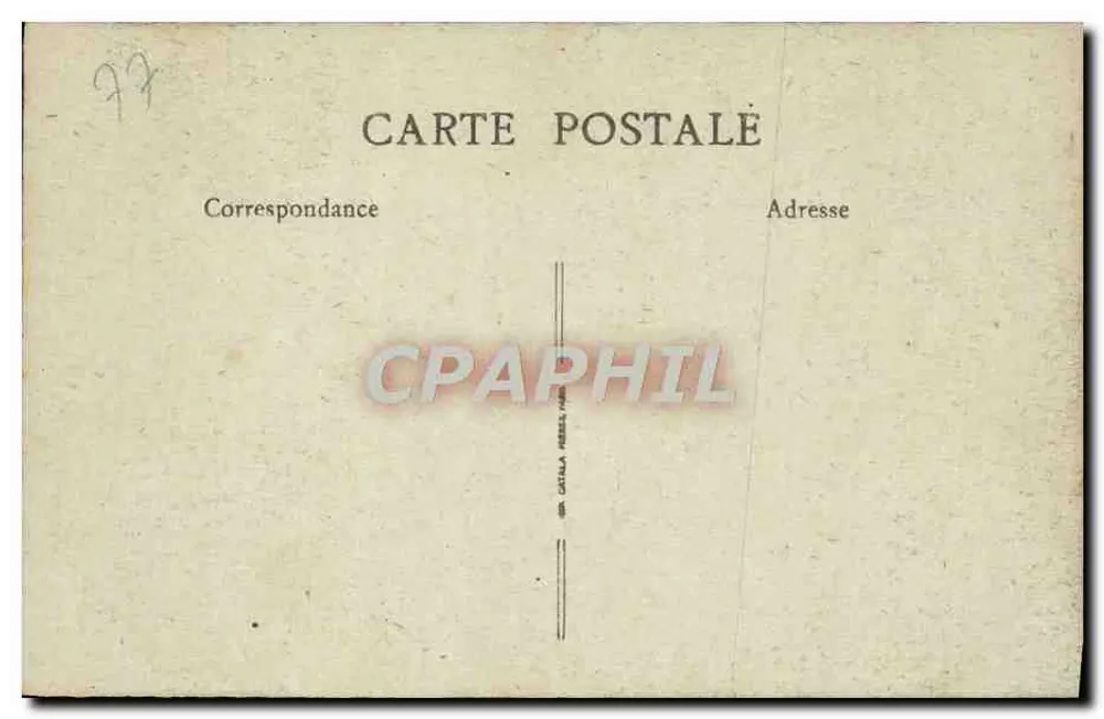 Égreville (S.-et-M.) — Interior da Igreja — Georges Chabert, editor - Verso