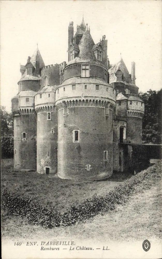 Rambures — O Castelo — LL. - Frente