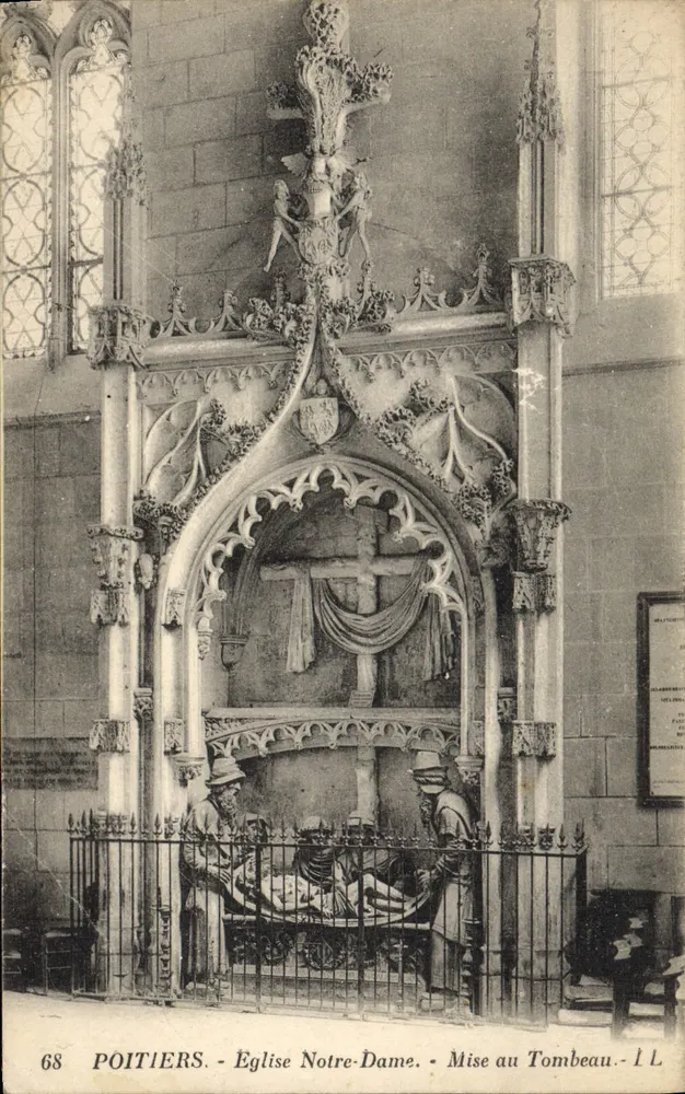 Poitiers - Kirche Notre-Dame - Mise au Tombeau - Vorderseite