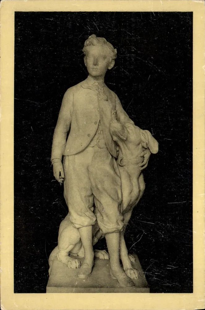 Schloss Malmaison — Carpeaux, Der Kaiserliche Prinz mit seinem Hund — Edition des Musées Nationaux, Nr. 46 - Vorderseite