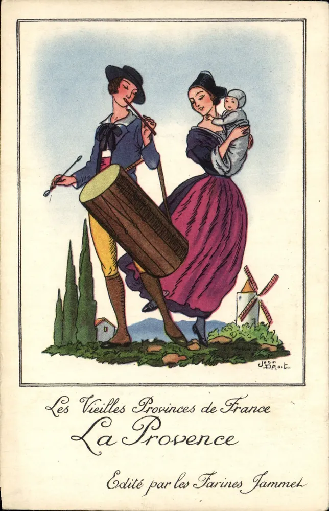 Provence — Die alten Provinzen Frankreichs — Verlag Farines Jammet - Vorderseite