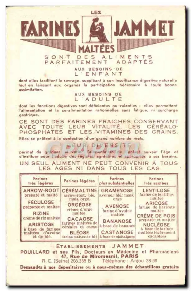 Provence — Die alten Provinzen Frankreichs — Verlag Farines Jammet - Rückseite
