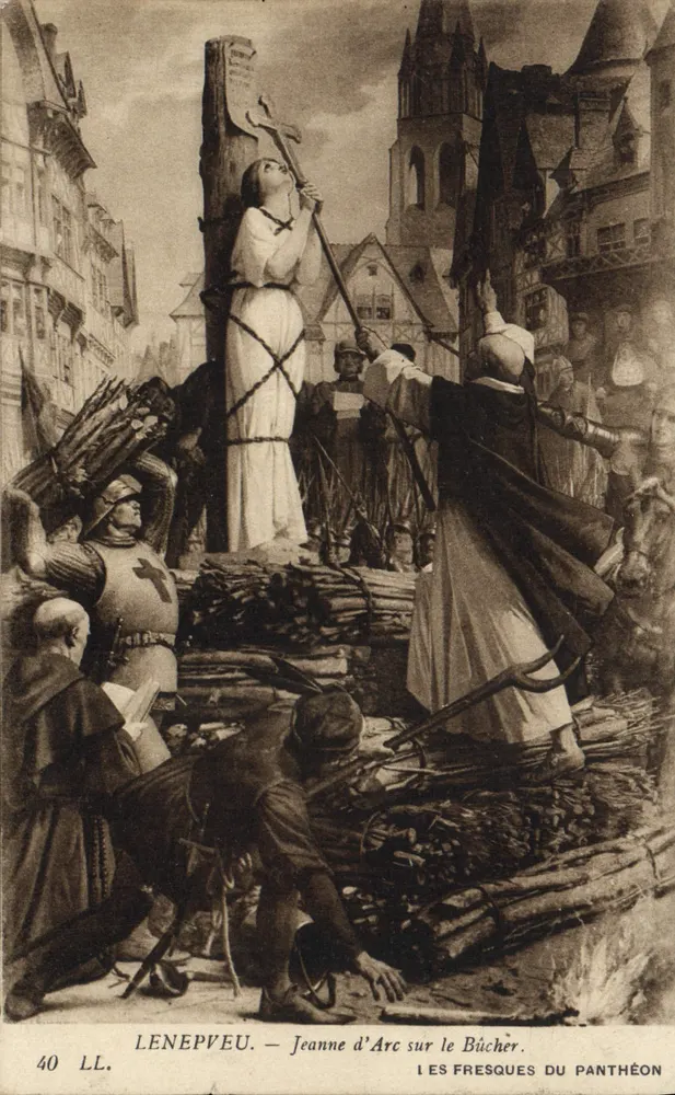 Jeanne d'Arc am Scheitelpfahl — Der Prozess des Panthéons — Lenepevu - Vorderseite