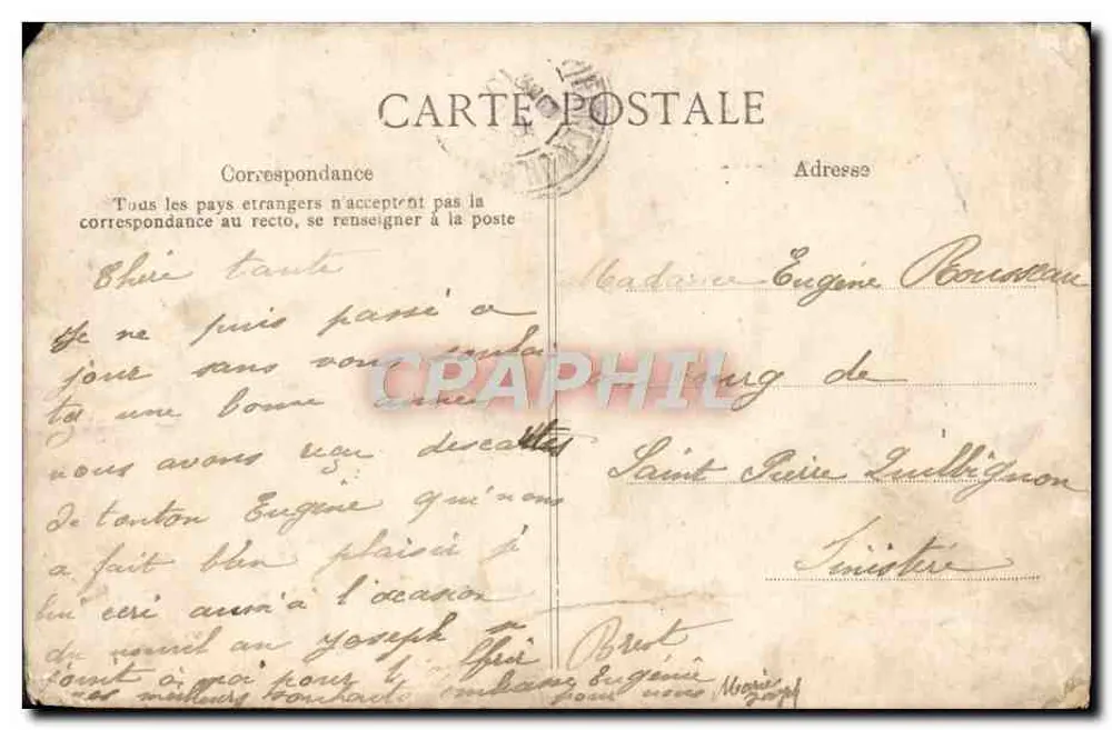 Toulon — Claret — O Ponte — 568. Editor E.D. - Verso
