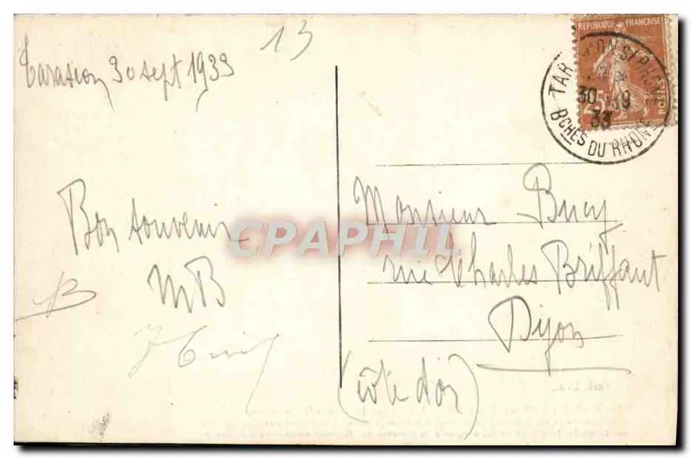 Tartarin de Tarascon — antes de partir para a África, se exercita na caça nos arbustos das margens do Rio Ródano — editor não visível, n° 941 - Verso