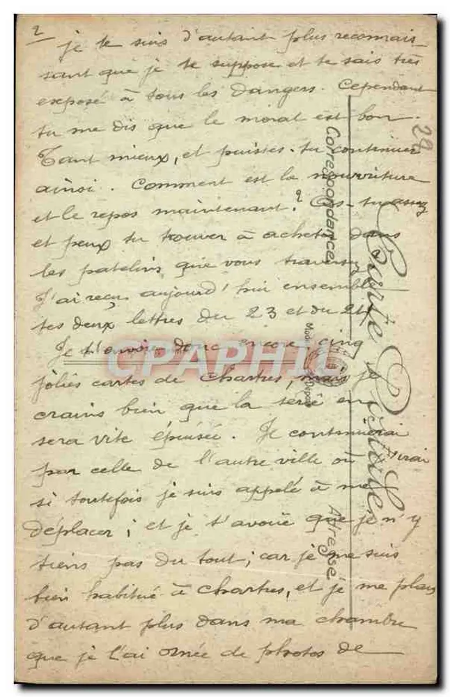 Chartres — A Catedral — Portal sul — LL. - Verso