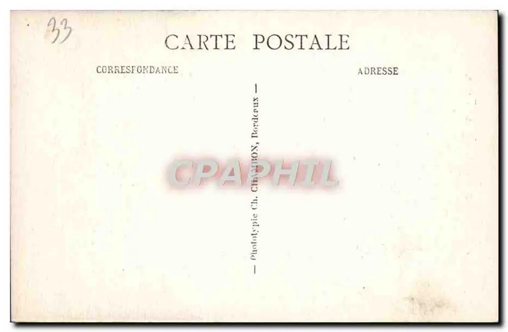 Bordeaux — Flecha de São Miguel — C. B. - Verso