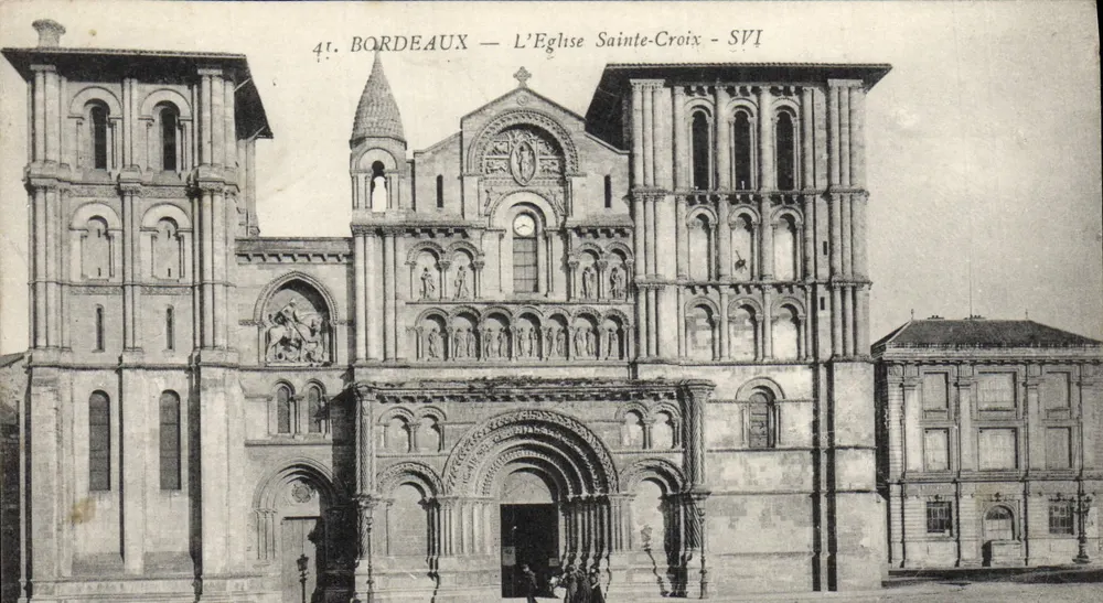 Bordeaux — A Igreja de Santa Cruz — SVI - Frente