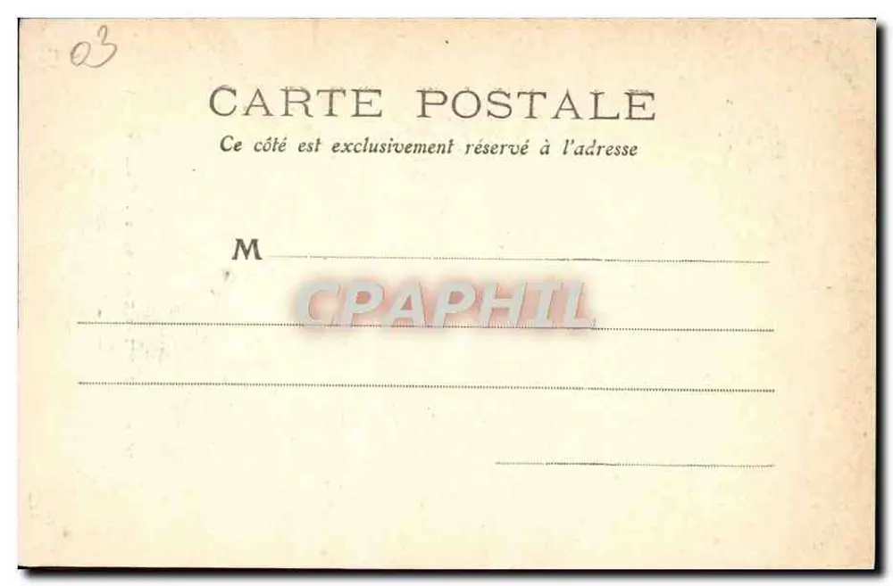 Vichy — Entrada del nuevo Establecimiento — M.T. I.L. - Reverso
