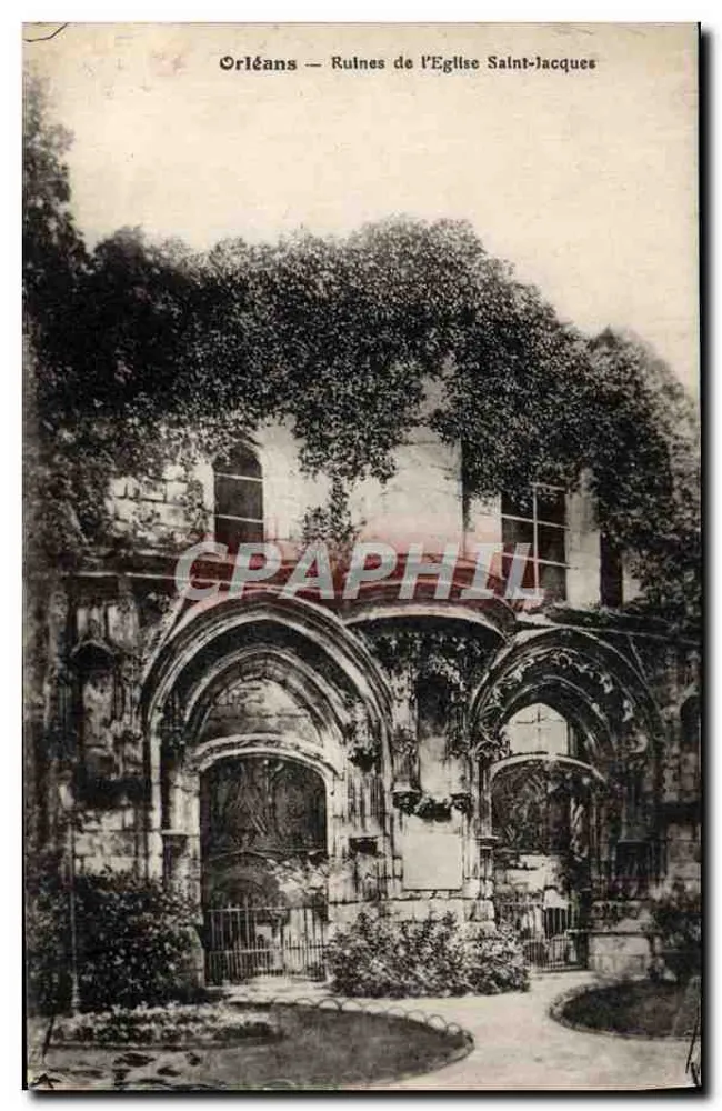 Orléans — Ruínas da Igreja de São Jacinto - Frente