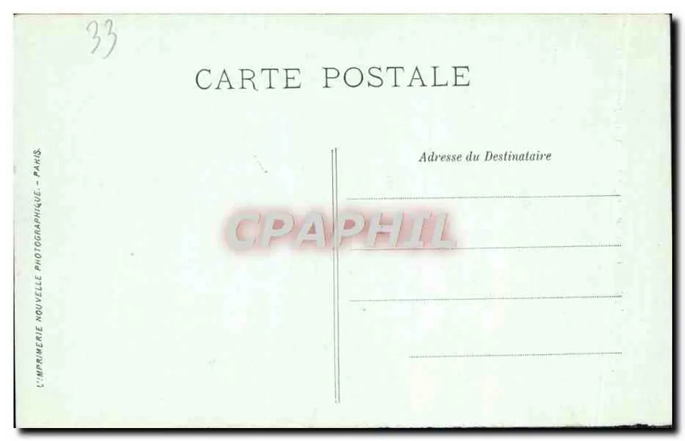 Bordeaux — A Porta do Palácio — LL. — n°23 - Verso