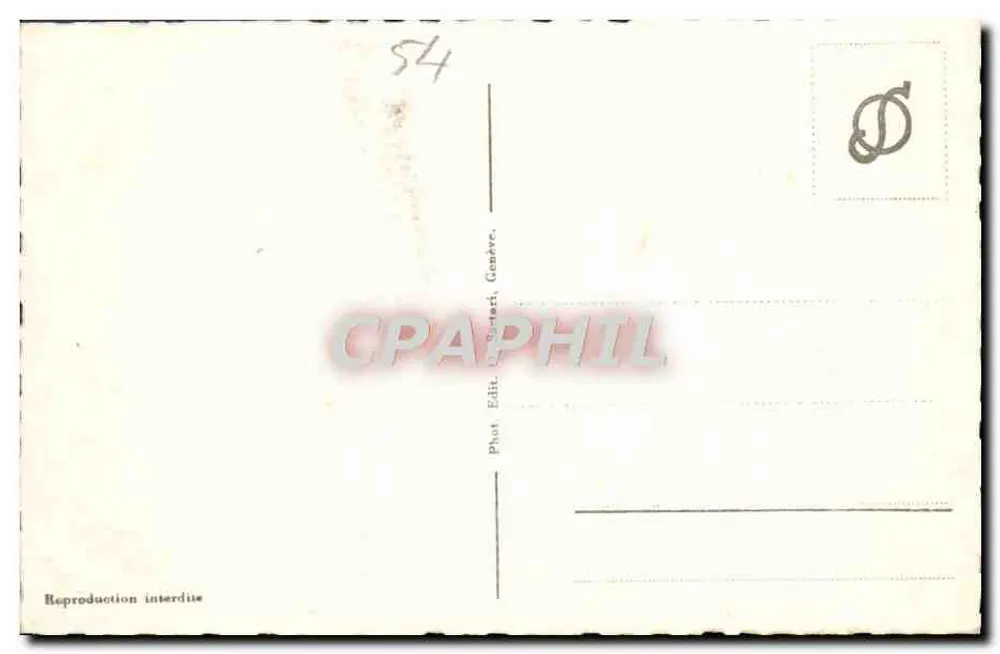 Montreux, Clarens, Vevey und Mt Pellerin — Panoramablick — Verlag G. Gatteri, Genf, Nr. 955 - Rückseite