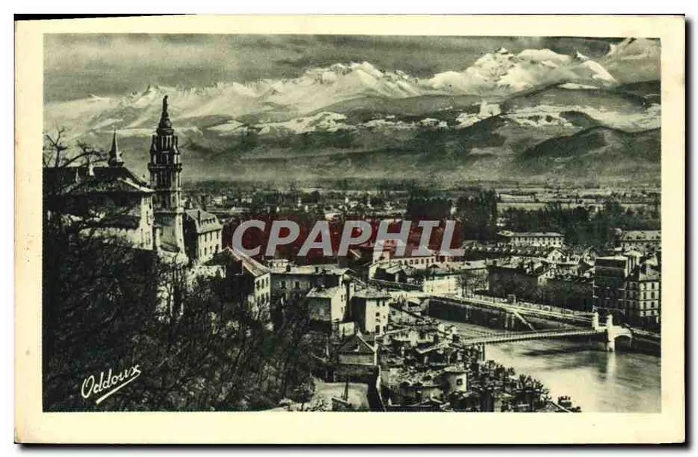 Grenoble - Sainte-Marie d'en Haut - Die Alpen — Verlag G. Oddoux, Grenoble - Vorderseite