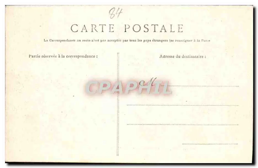 Fontaine de Vaucluse — Die Hohe Quelle (2. Ansicht) — Editions J. Brun et Cie. Carpentras - Rückseite