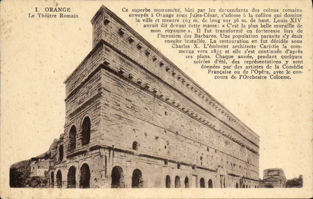 Orange — Het Romeinse Theater — Ed. Art. Ideal, Avignon - Voorkant